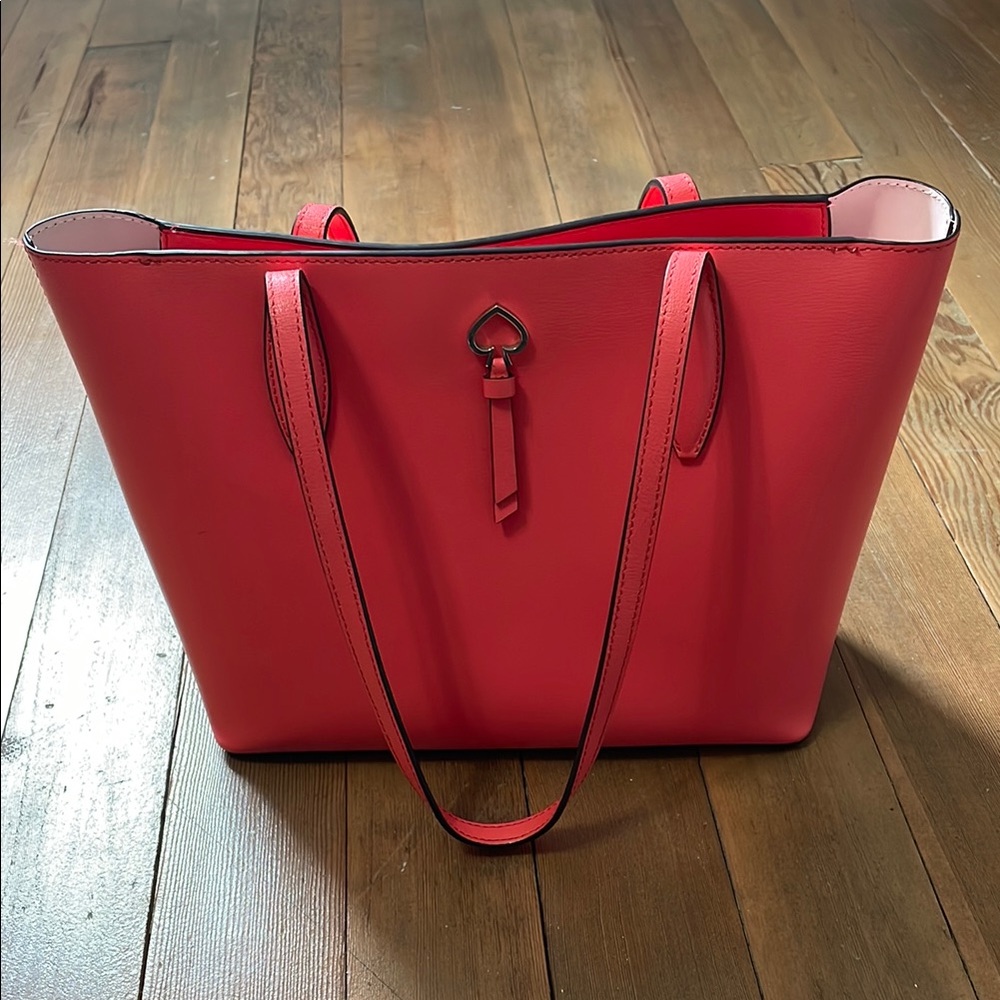 Kate Spade leather coral purse tote